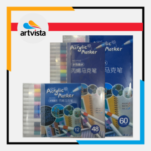 Acrylic Marker Set - Vibrant Colors for Creative Expression