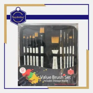 Keep Smiling 12-Piece Value Brush Set