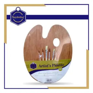 KeepSmiling Artist Palette with 6 Brushes – Premium Painting Set