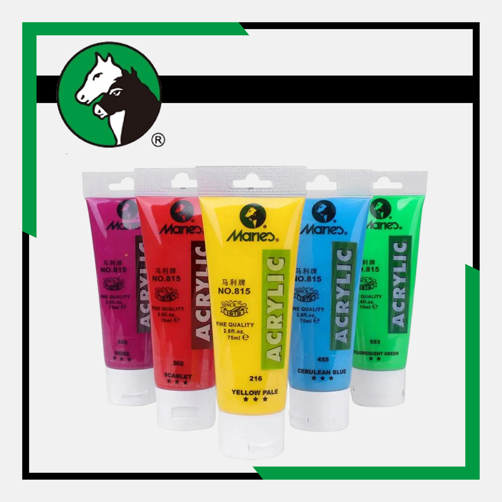 Marie's Acrylic Paint Set – 75ml Tubes