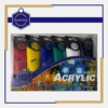 KeepSmiling 6-Piece Acrylic Paint Set (75ml) – Vivid Colors for Bold Creations!